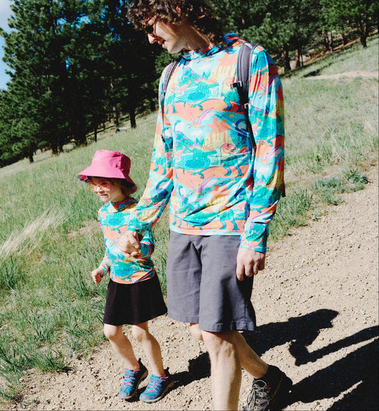 Men's Dinosaur Sun Hoodie UPF 20+