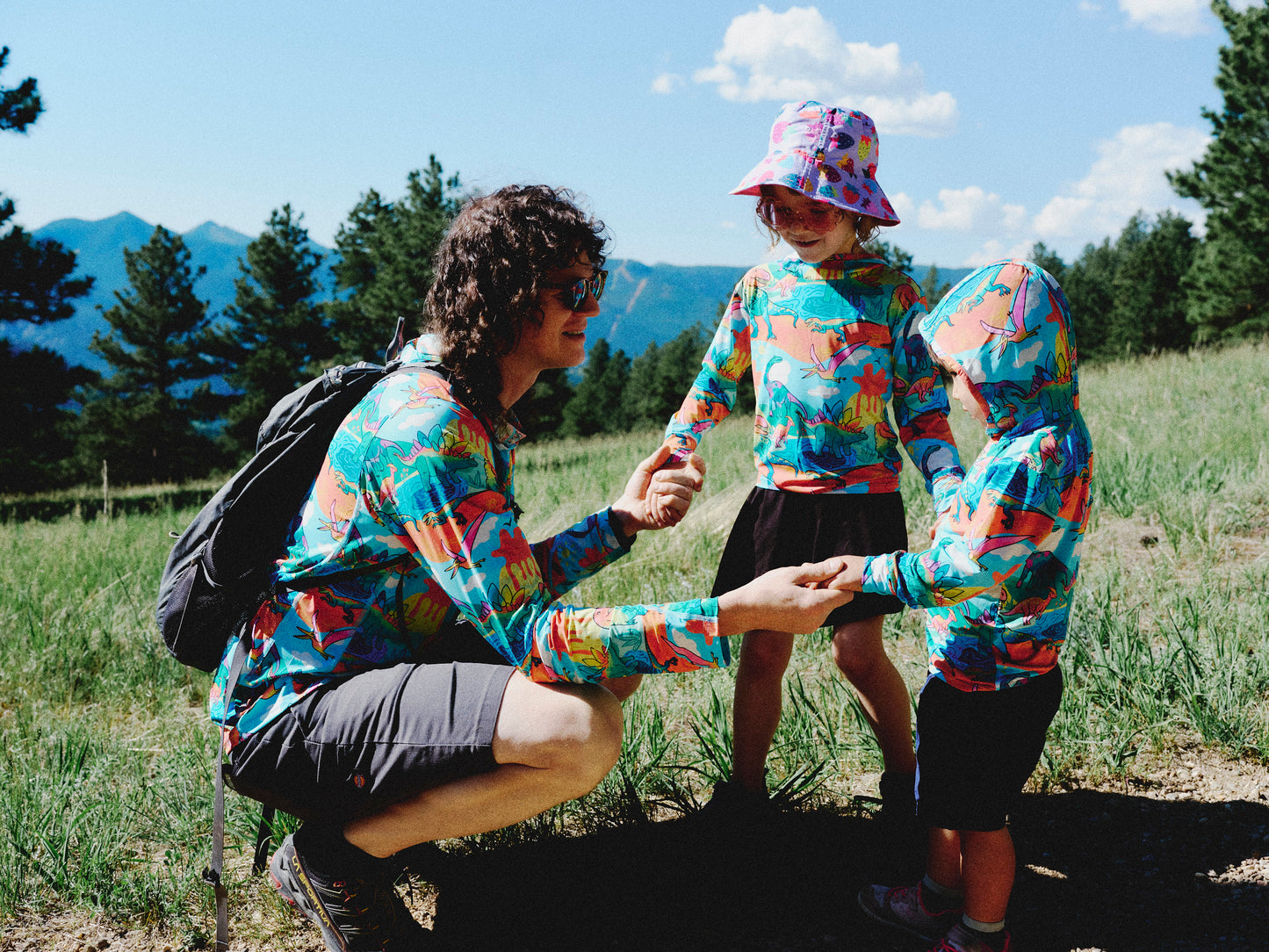 Men's Dinosaur Sun Hoodie UPF 50+