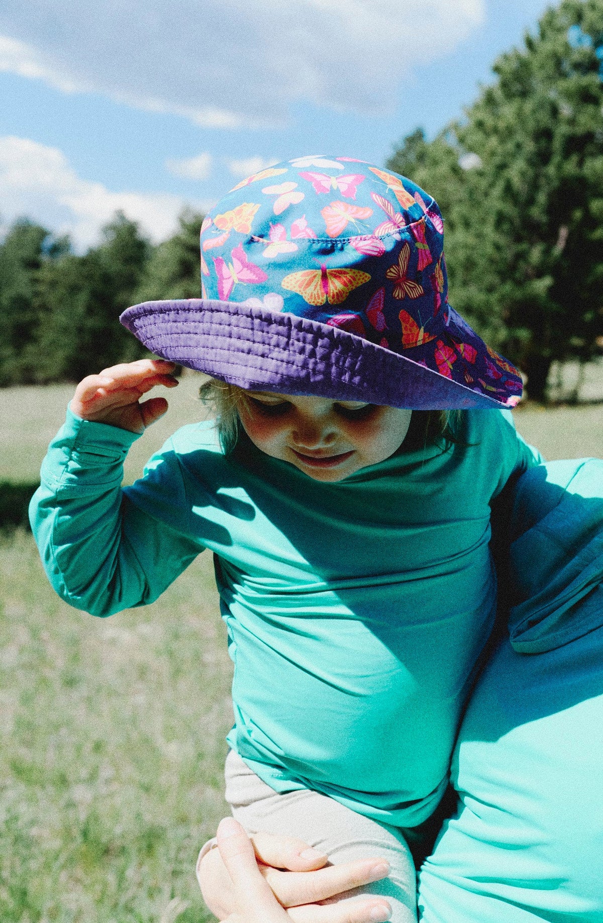 Kids reversible UV protection sun hat UPF50+